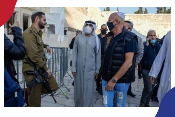 وفد إماراتي يشارك مستوطنين صهاينة اقتحام 