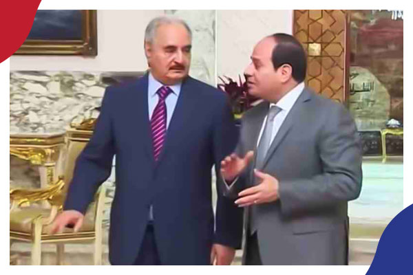 مصر والإمارات تعودان للعب بورقة حفتر من جديد ..